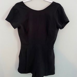 Black Romper, Low V in the back
